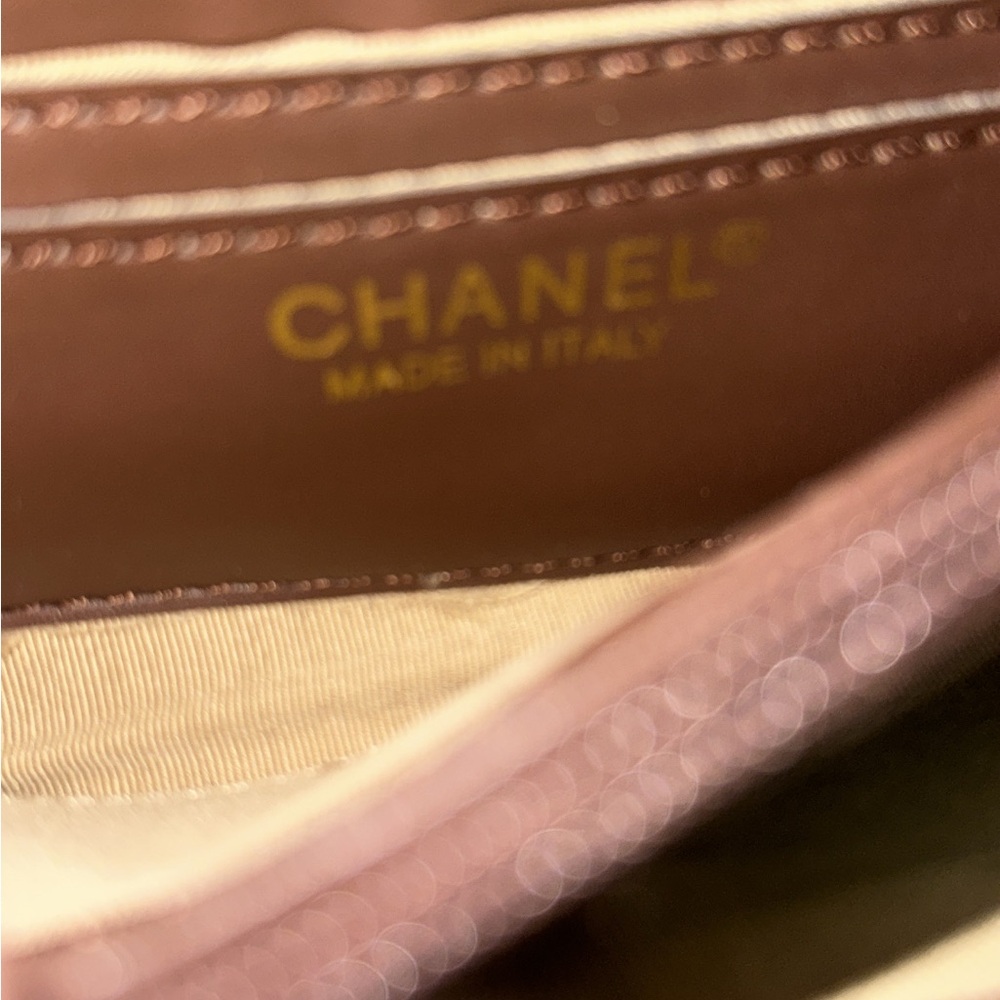 Chanel suede wallet on chain - Picture 8 of 11